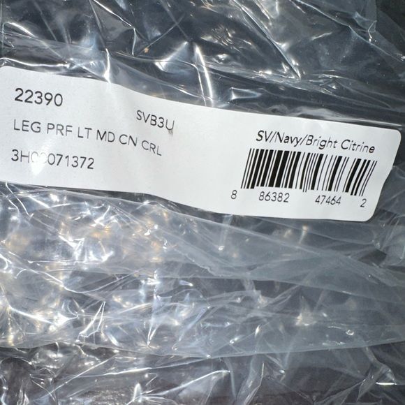 Coach Legacy Leather Perforated Medium Navy w/Citrine tassel 22390 - Picture 10 of 10